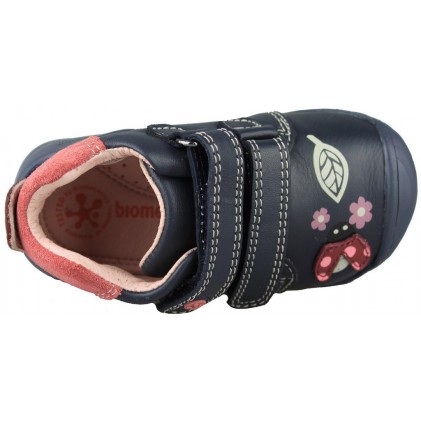 BIOMECANICS ZAPATO BEBE DOBLE VELCRO JUNGLE  MARINO