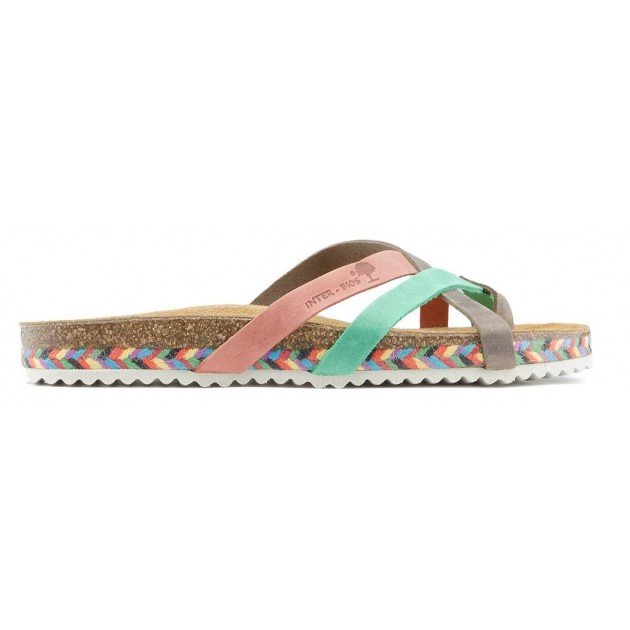 FARBMIX INTERBING SANDALS PARDO_VERDE FARBMIX INTERBING SANDALS PARDO_VERDE