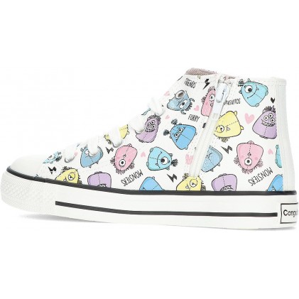 MONSTER CONGUITO KNÖCHELSTIEFEL 28313 WHITE