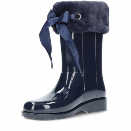 LACKLEDER WASSERSTIEFEL WEICH W10239 NAVY
