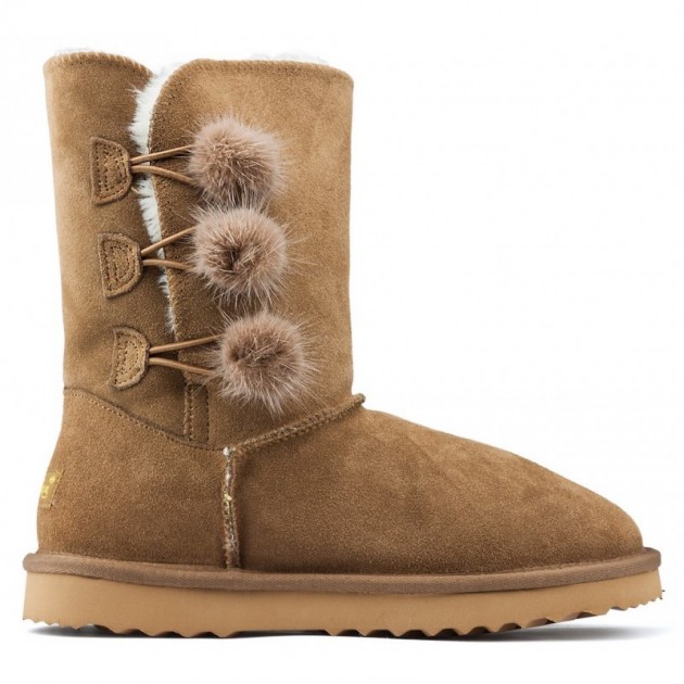 Stiefel Oca Loca Pompon CUERO Stiefel Oca Loca Pompon CUERO