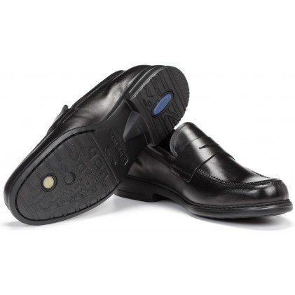 FLUCHOS 8721 SIMON NATURAL MOCCASIN MAN NEGRO