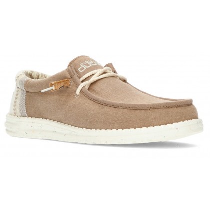 DUDE WALLY LEINENSCHUHE NATURAL