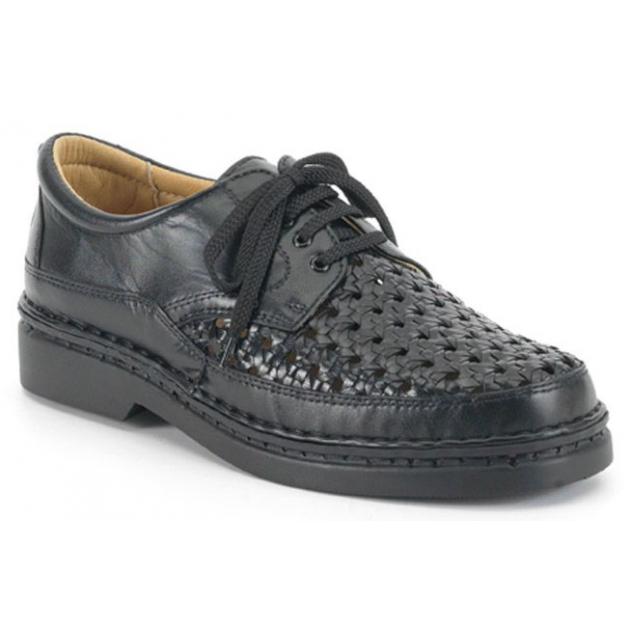 CALZAMEDI bequeme Schuhe mit Klettverschluss von Hand genäht NEGRO CALZAMEDI bequeme Schuhe mit Klettverschluss von Hand genäht NEGRO