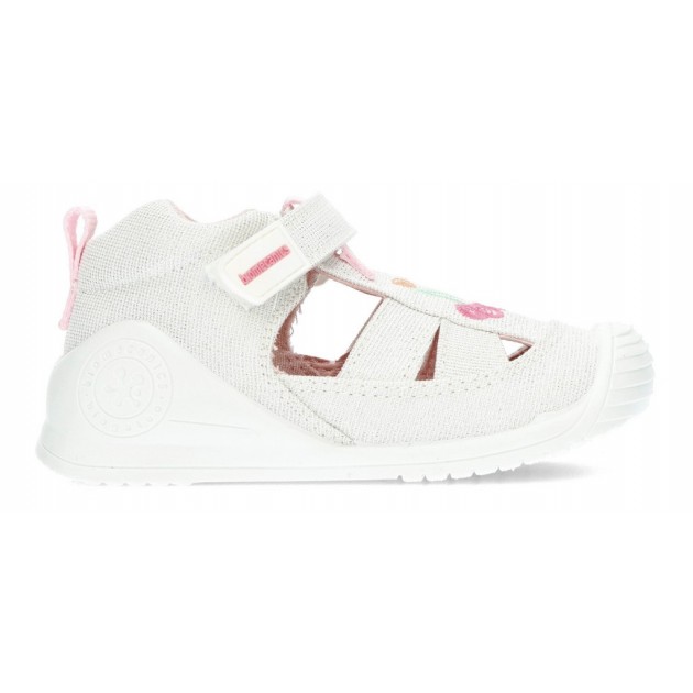 BIOMECANICS CANVAS SANDALS BABY 212213 BLANCO BIOMECANICS CANVAS SANDALS BABY 212213 BLANCO