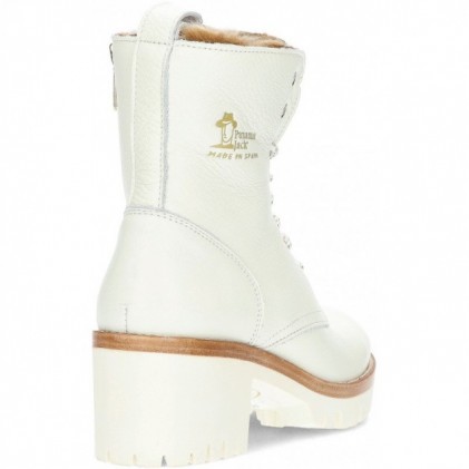 HAARIGE PADMA-STIEFEL PANAMA JACK BLANCO
