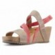 INTERBIOS Sandalen Komfortabler Keil 2019 BEIGE