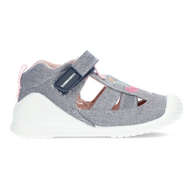 BIOMECANICS CANVAS SANDALS BABY 212213 AZUL_MARINO BIOMECANICS CANVAS SANDALS BABY 212213 AZUL_MARINO