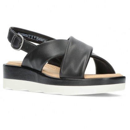 CLARKS CLARA COVE SANDALEN BLACK