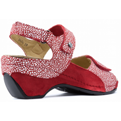 CALZAMEDI GLAM 0656 SANDALEN RED