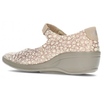 ARCOPEDICO ELASTIC WEDGE MANOLETINES W. BEIGE