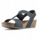 INTERBIOS Sommer Sandalen NEGRO