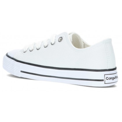 SNEAKERS AUS CANVAS CONGUITO 28301 BLANCO