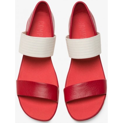 SANDAL CAMPER TRACK K200820 BLANCO_ROJO