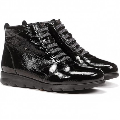 FLUCHOS STIEFELETTEN SUSAN F0356 BLACK_PATENT