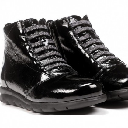 FLUCHOS STIEFELETTEN SUSAN F0356 BLACK_PATENT