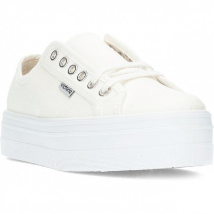 VICTORIA CANVAS-SNEAKERS FÜR DAMEN 109200 BLANCO