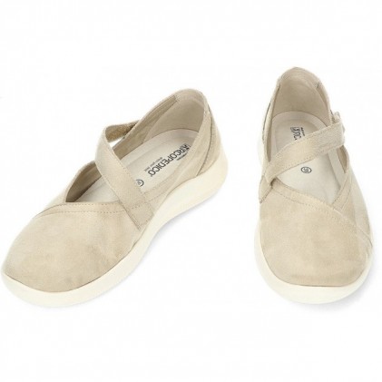 BEIGE BÖGEN ARCOPEDICO TÄNZERSCHUHE 4536 BEIGE