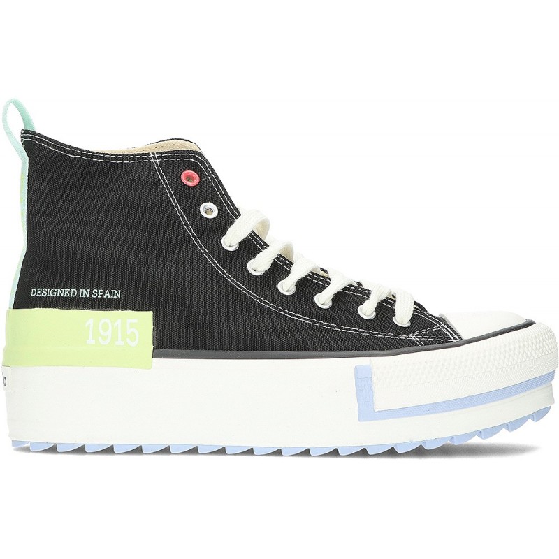 HOHE SNEAKER VICTORIA 1061128 NEGRO