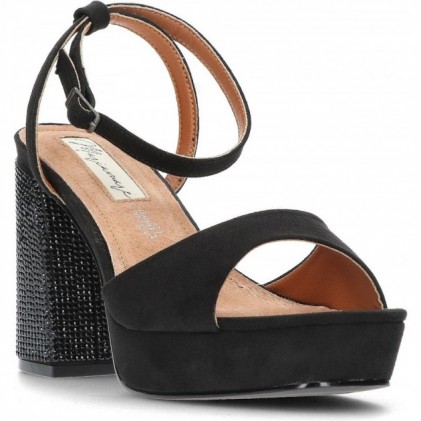 MARIAMARE SANDALEN MIT DIAMANTABSATZ 68341 BLACK