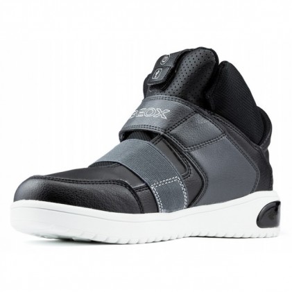 Lumières de bottes GEOX JR XLED BOY BLACK