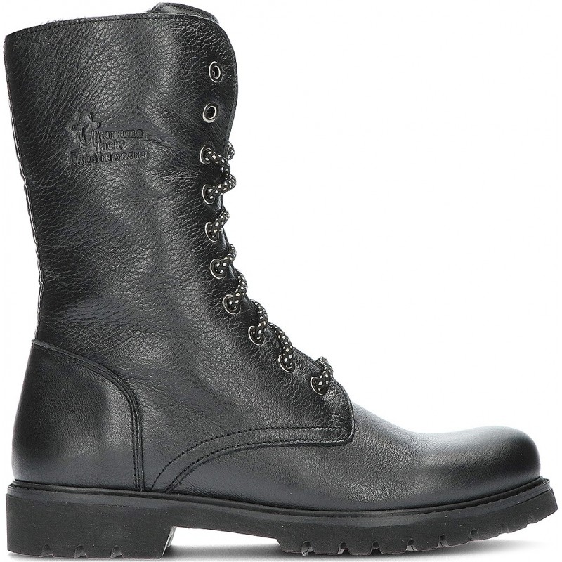 BOTTES BASSES PANAMA JACK FIORELA NEGRO