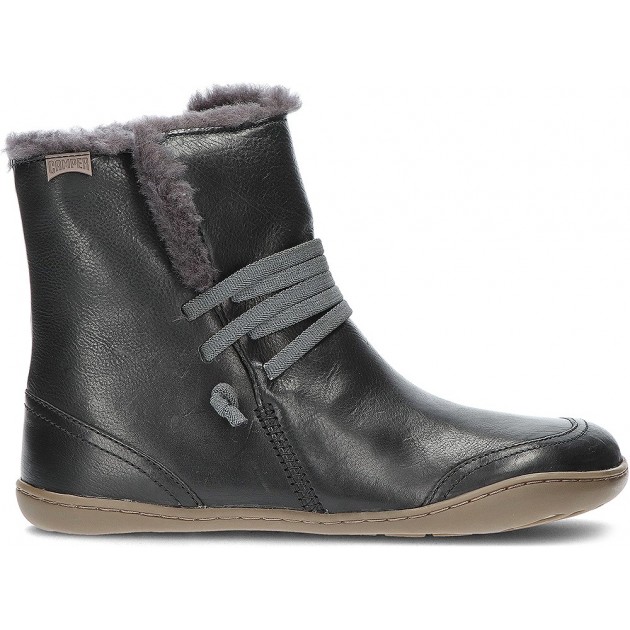 BOTTINES CAMPER PEU CAMI K400505 BLACK BOTTINES CAMPER PEU CAMI K400505 BLACK