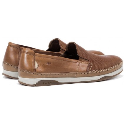FLUCHOS F0814 HAVANA KENDAL MOCASIN HOMME CUERO_TOPO