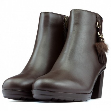 Bottines Diana CALLAGHAN SIERRA ANTIC MARRON