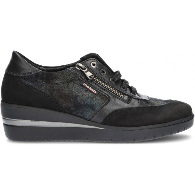 BASKETS MEPHISTO PATRIZIA BLACK BASKETS MEPHISTO PATRIZIA BLACK