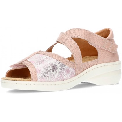 SANDALES CALZAMEDI LARGEUR SPÉCIALE 0759-A ROSA