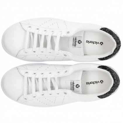 BASKETS VICTORIA PAILLETTES 1125104 BLANCO_NEGRO