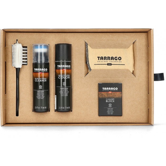 KIT DE NETTOYAGE D'ENTRETIEN EN DAIM ET NUBUCK TARRAGO TCV480000000A NEUTRAL KIT DE NETTOYAGE D'ENTRETIEN EN DAIM ET NUBUCK TARRAGO TCV480000000A NEUTRAL