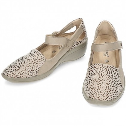 BALLERINES À CLIP ARCOPEDIC 4835 TAUPE TAUPE