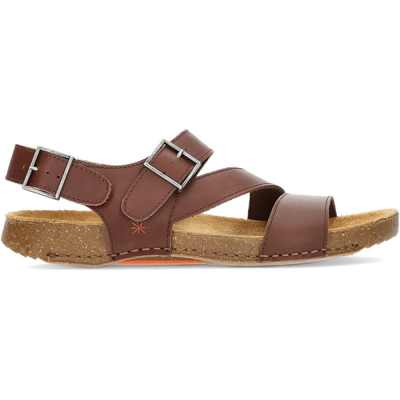 SANDALES ART 0999 EN COULEUR MARRON BROWN