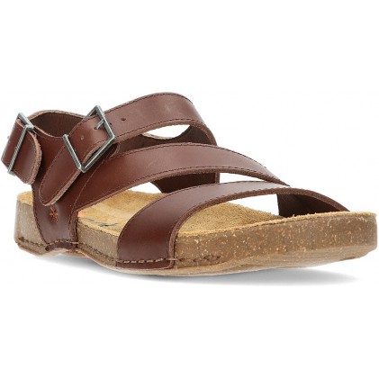SANDALES ART 0999 EN COULEUR MARRON BROWN