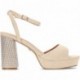 SANDALES MARIAMARE AVEC TALON DIAMANT 68341 NUDE