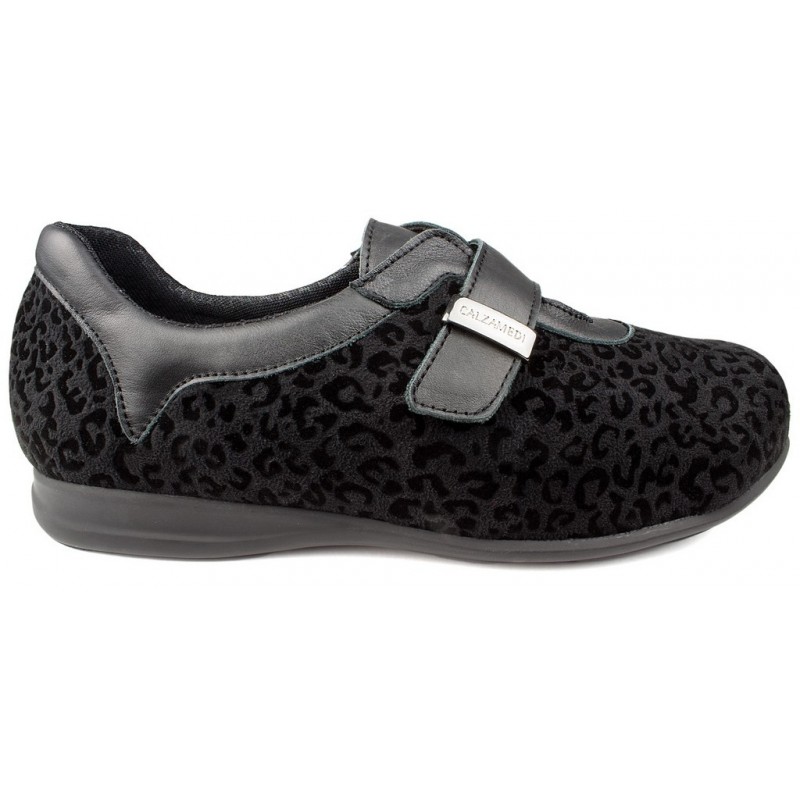 CHAUSSURES CALZAMEDI VELCRO TIGRE W  NEGRO