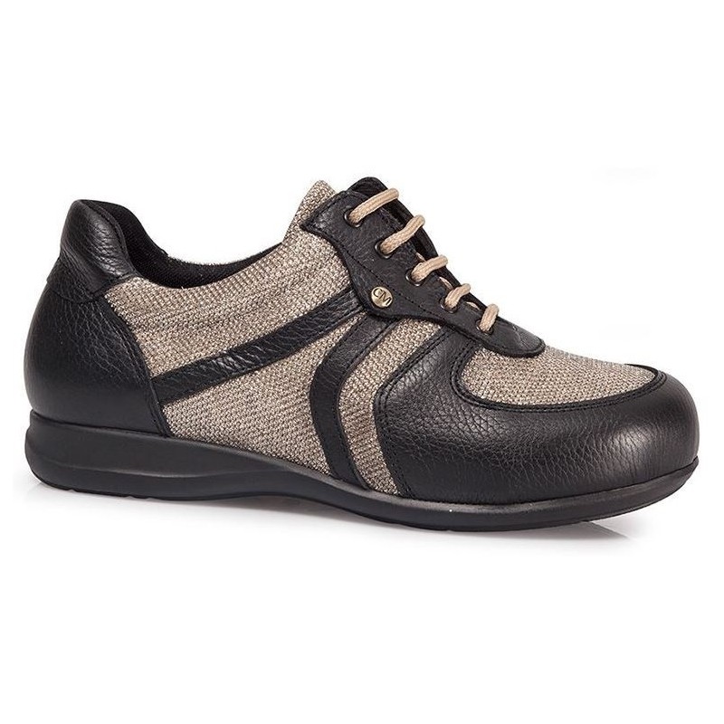 CHAUSSURES CALZAMEDI PELLE ELASTIQUE DIABETIQUE W  BEIGE