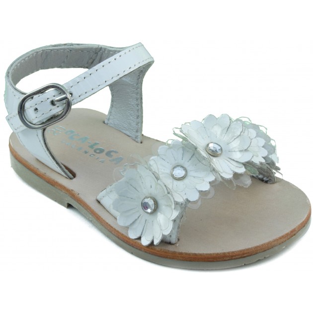 OCA LOCA patent leather sandal BLANCO