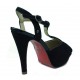 MUSTANG nubuck heel shoe  NEGRO