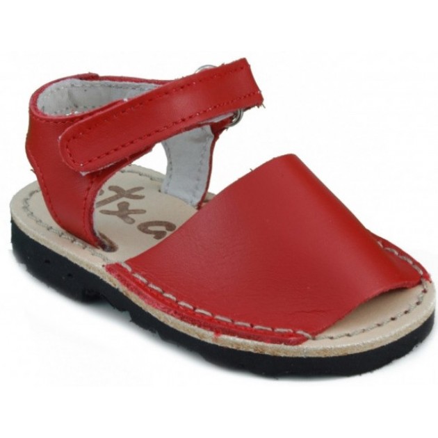 Menorquinas handmade children ROJO