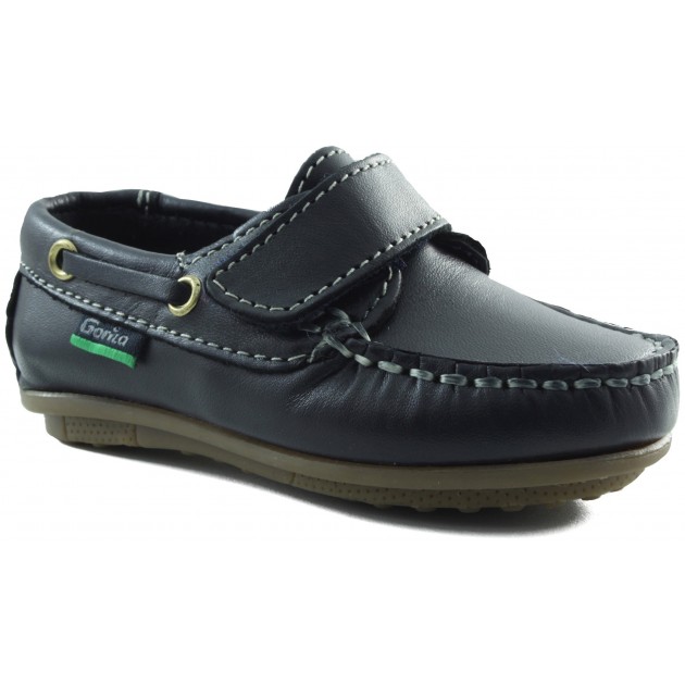 GORILA Moccasin child with velcro MARINO