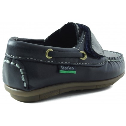 GORILA Moccasin child with velcro  MARINO