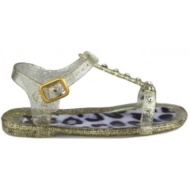Pablosky sandal glitter DORADO