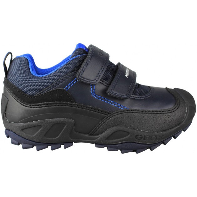 GEOX JN SAVAGE ZAPATILLA DOBLE VELCRO AZUL
