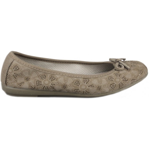 VULLADI SPLIT MANOLETINE FLOWERS GRIS