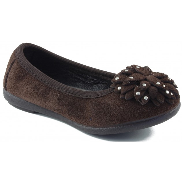 VULLADI ballerina with rubber MARRON