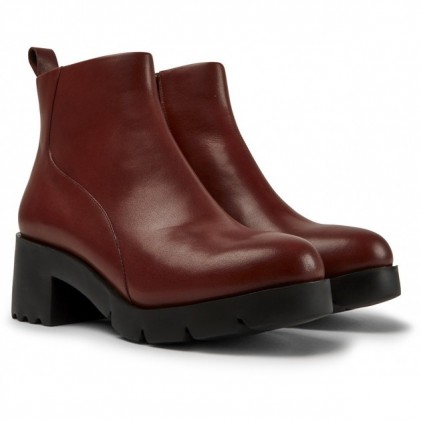 CAMPER WANDA ANKLE BOOTS K400228 BURDEOS
