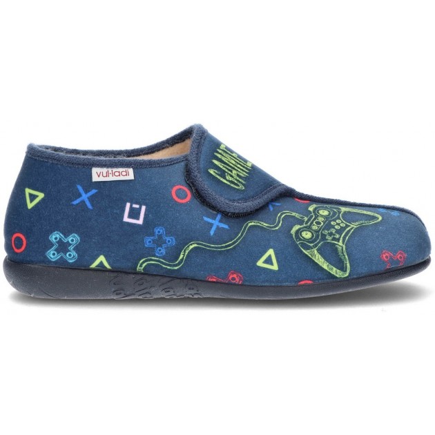 HOUSE SLIPPERS VULLADI BOY ROC 3244 MARINO HOUSE SLIPPERS VULLADI BOY ROC 3244 MARINO